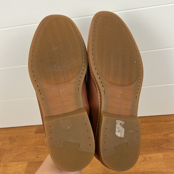 Allen Edmonds brown leather Wilder loafers men’s 10.5 D like new EUC main image 7
